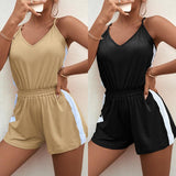 Summer New Women's V-neck Halter Jumpsuit - Nioor