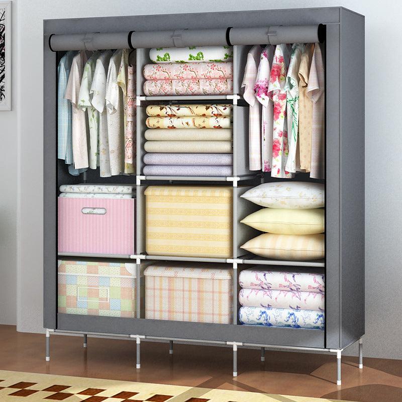 Super large simple wardrobe / dustproof wardrobe / super hang clothes, wardrobe / new outlets direct sales - Nioor