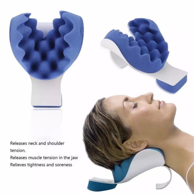 Support Pillow Blue Headrest Cushion Cervical Pillow - Nioor