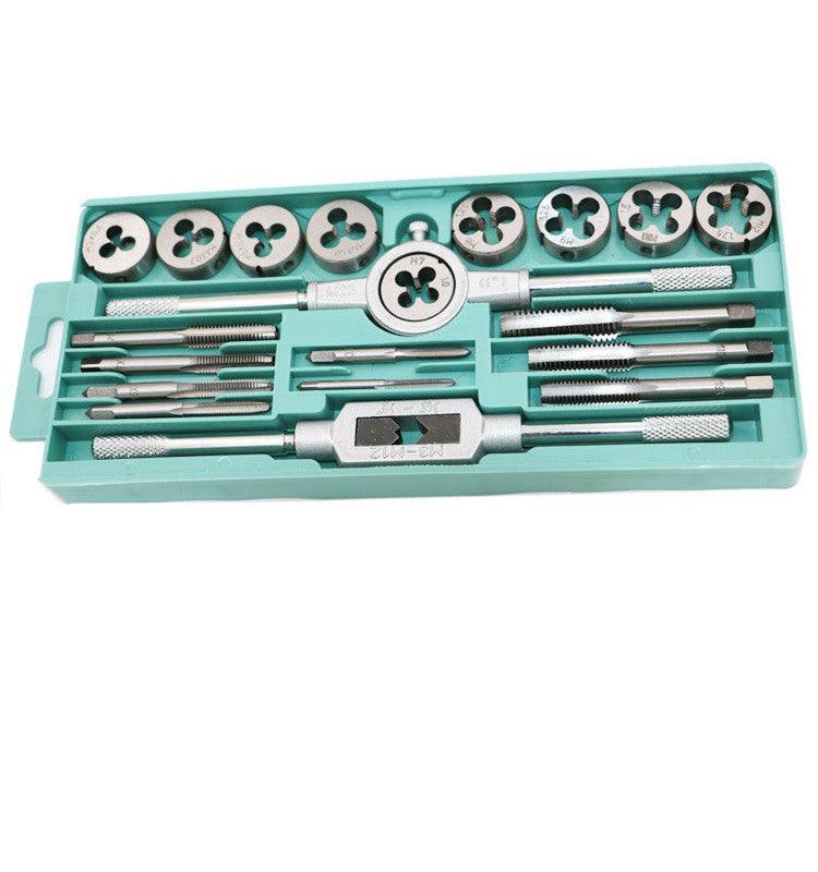 Tap And Die Set Hand Tap Hardware Tool Wrench Wrench Metric Tap Set - Nioor