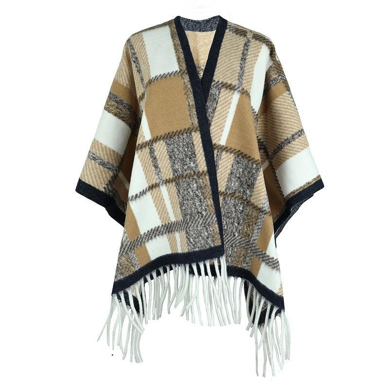 Tassel Cape And Shawl Female - Nioor