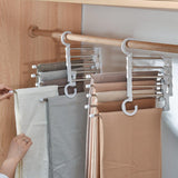 Telescopic Folding Multifunctional Pants Rack Pants Hanger Household - Nioor