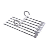 Telescopic Folding Multifunctional Pants Rack Pants Hanger Household - Nioor