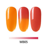 Temperature Change Glue Gradient Color Nail Polish Glue Durable Waterproof - Nioor