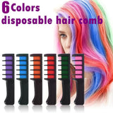 Temporary Mini Disposable Crayons Hair Color Dyeing Mascara Dye Chalk Box With Brush - Nioor