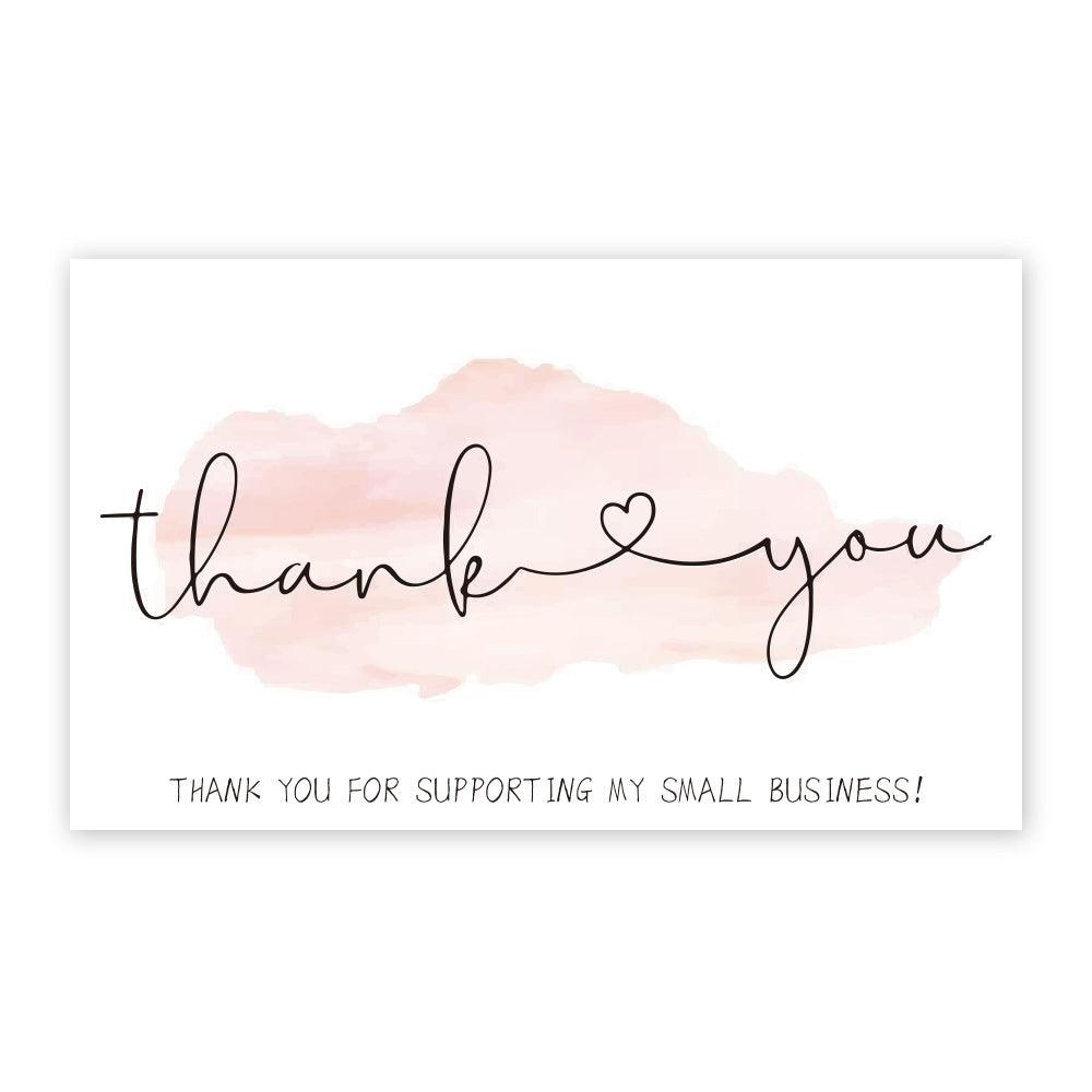 Thank You Card Coated Paper Card - Nioor