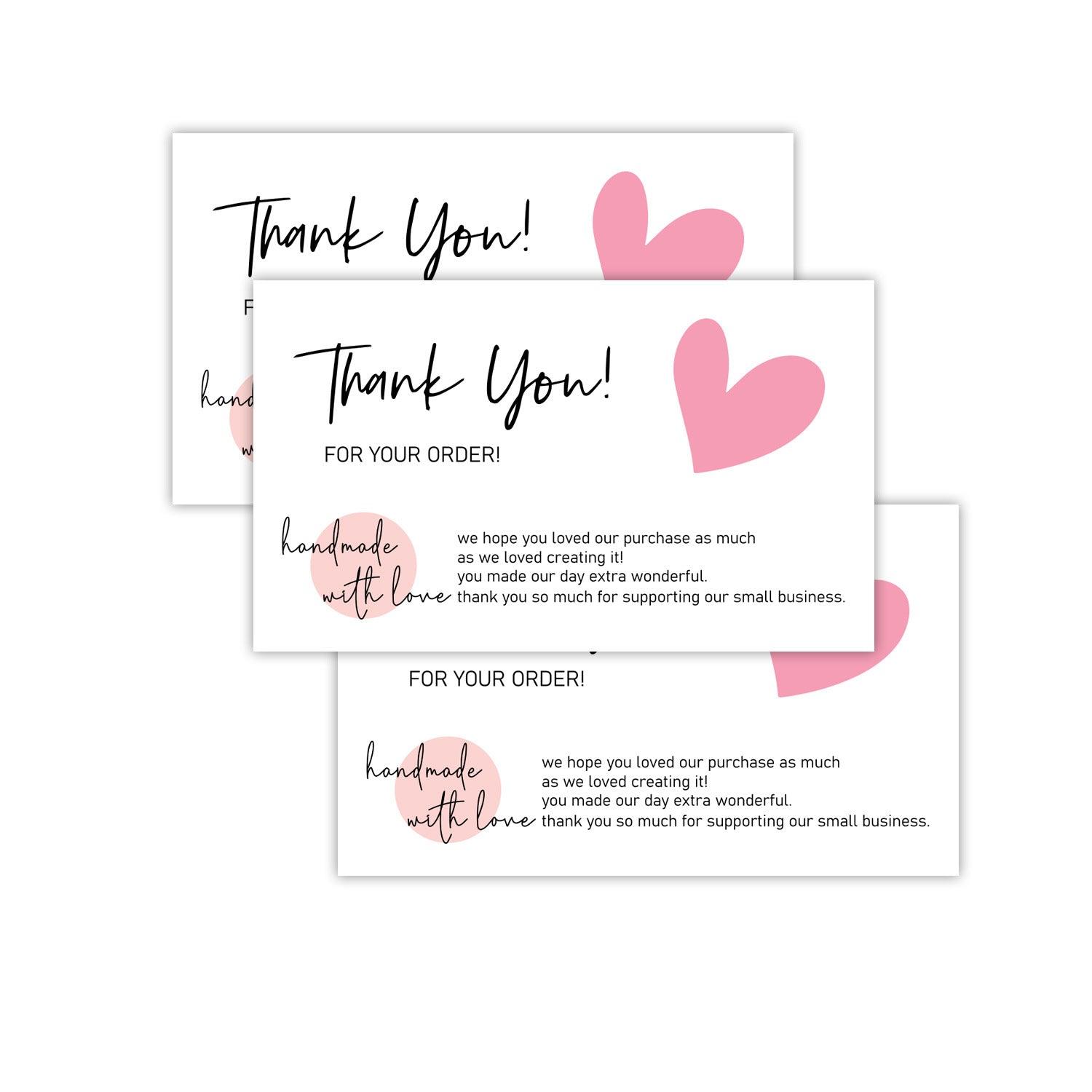 Thank You Card Coated Paper Card - Nioor