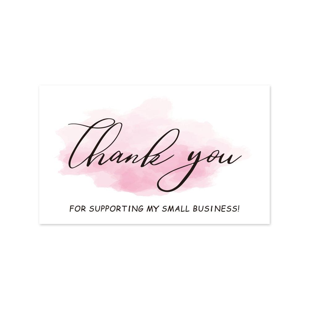 Thank You Card Coated Paper Card - Nioor