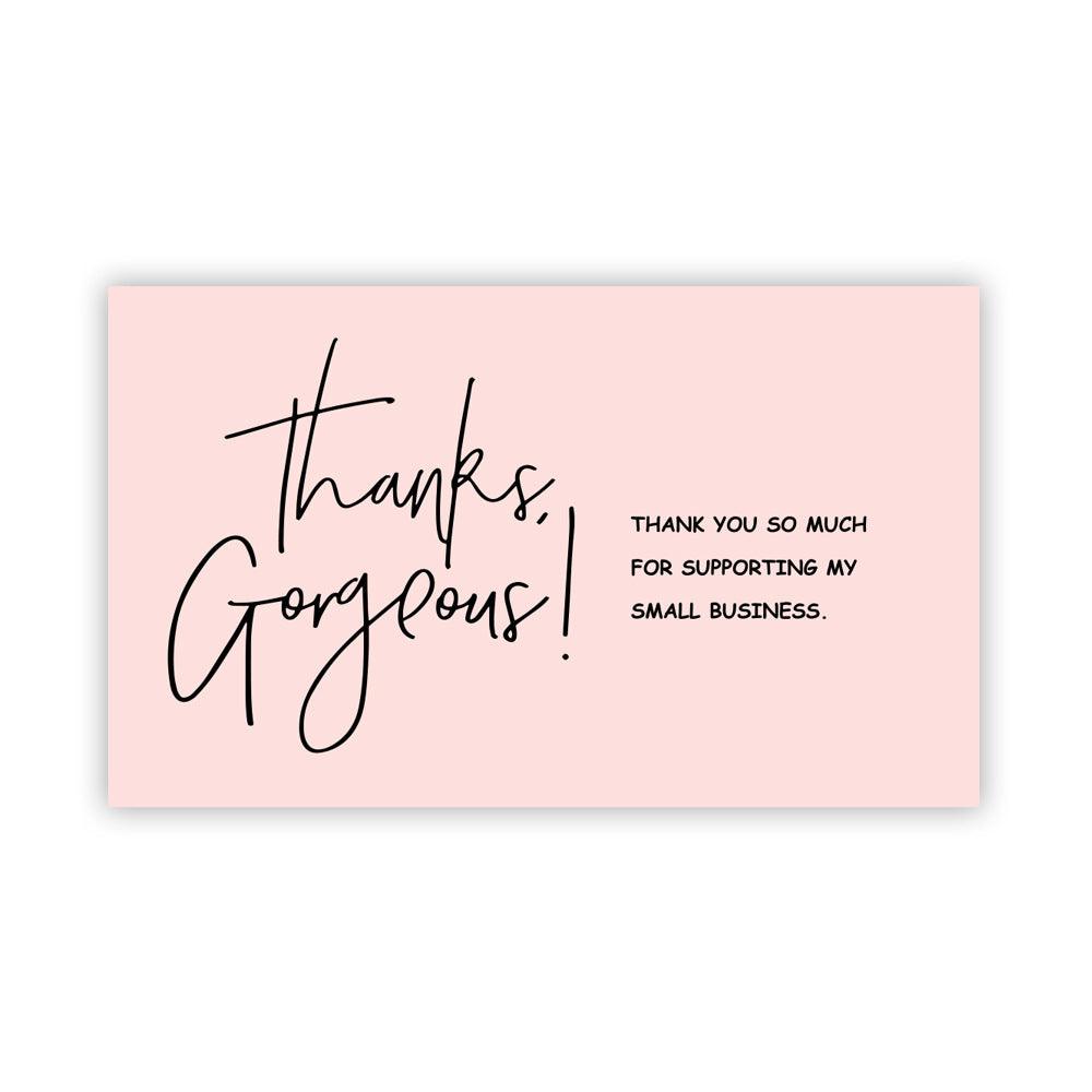 Thank You Card Coated Paper Card - Nioor