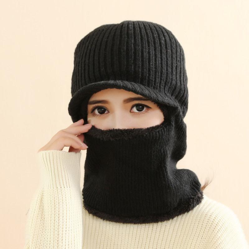 Thickened warm knitted woolen hat - Nioor