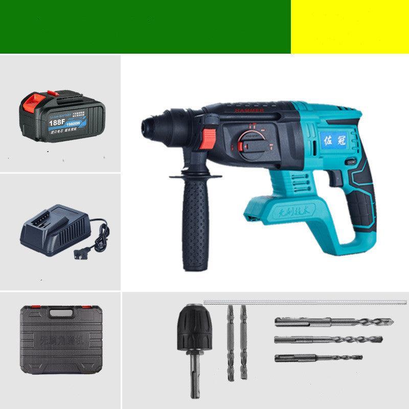 Three-Purpose Lithium Rechargeable Electric Hammer For High-Power Hammer, Pick And Drill - Nioor