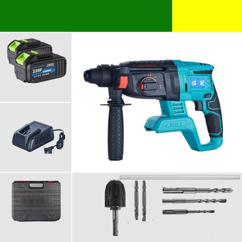 Three-Purpose Lithium Rechargeable Electric Hammer For High-Power Hammer, Pick And Drill - Nioor