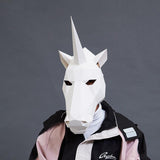 Tibetan Antelope Creative Paper Film Headgear Cool Student Idiy - Nioor