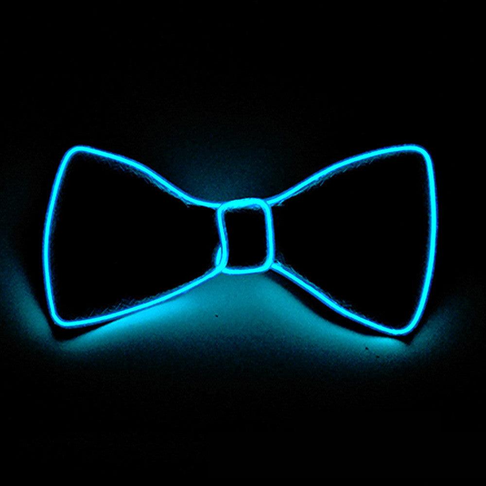 Tie Wedding Party Decoration Neon LED Luminous Bow Tie - Nioor