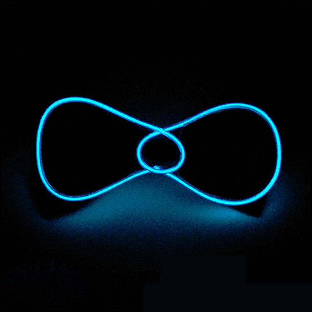 Tie Wedding Party Decoration Neon LED Luminous Bow Tie - Nioor