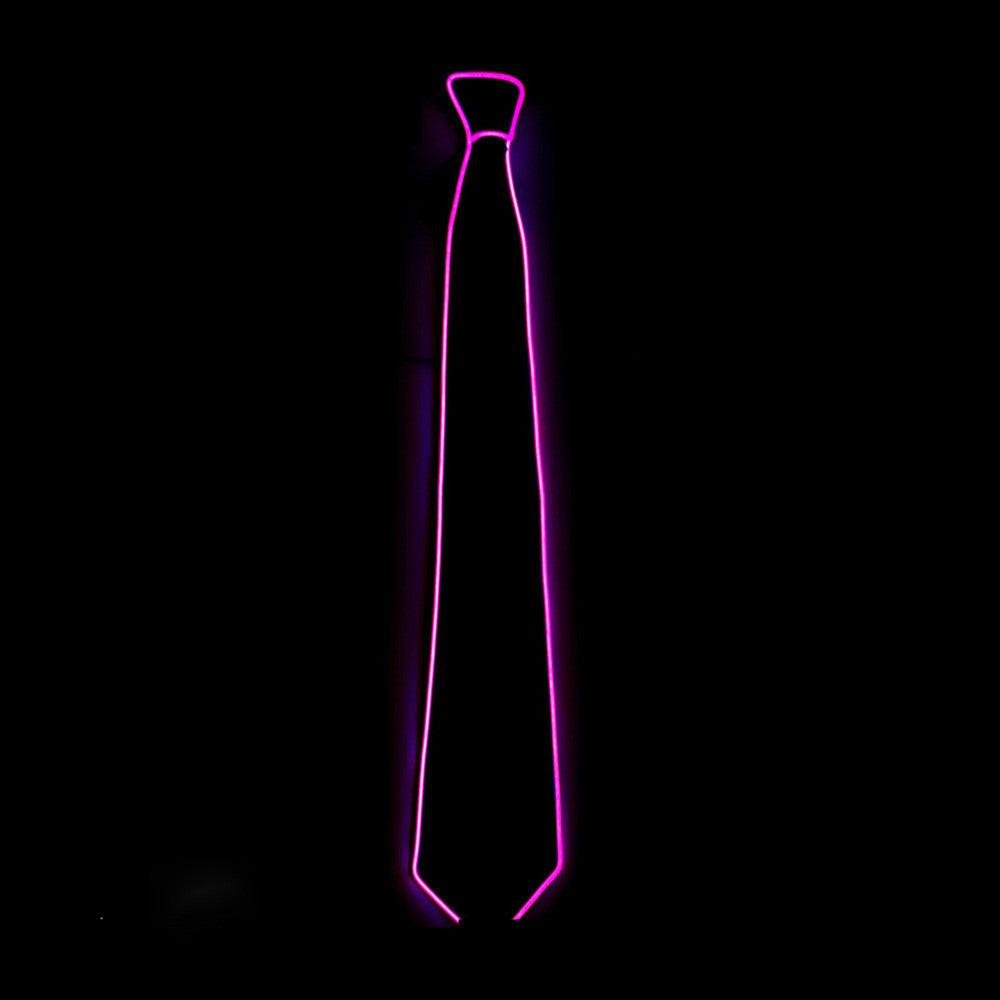 Tie Wedding Party Decoration Neon LED Luminous Bow Tie - Nioor