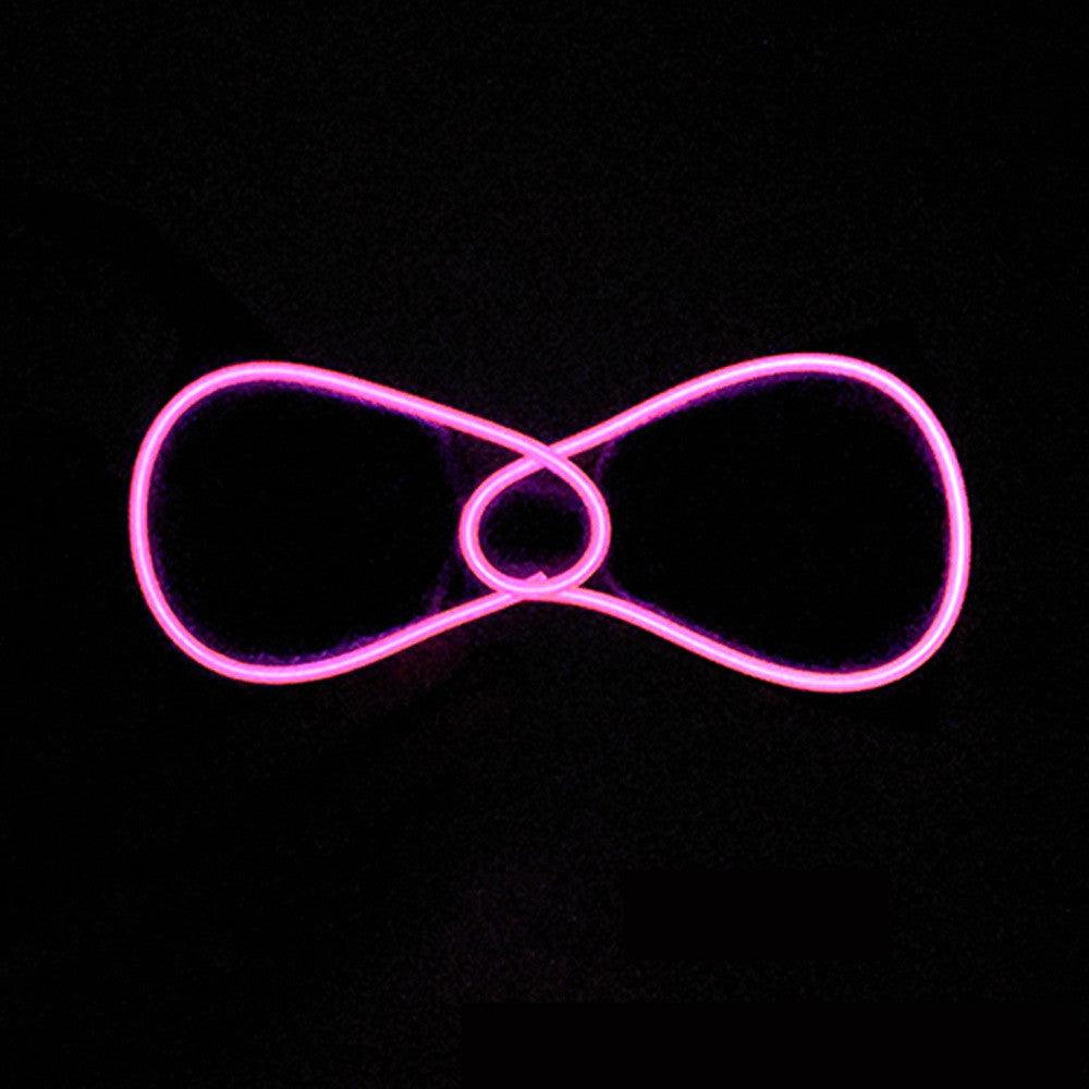 Tie Wedding Party Decoration Neon LED Luminous Bow Tie - Nioor