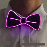 Tie Wedding Party Decoration Neon LED Luminous Bow Tie - Nioor