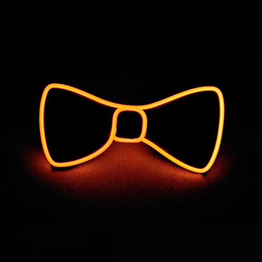 Tie Wedding Party Decoration Neon LED Luminous Bow Tie - Nioor