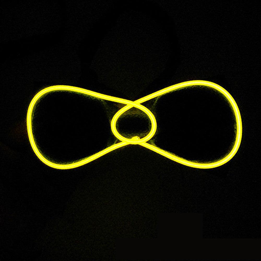 Tie Wedding Party Decoration Neon LED Luminous Bow Tie - Nioor