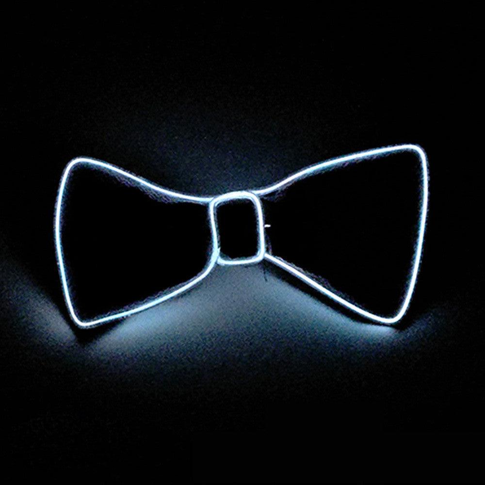 Tie Wedding Party Decoration Neon LED Luminous Bow Tie - Nioor