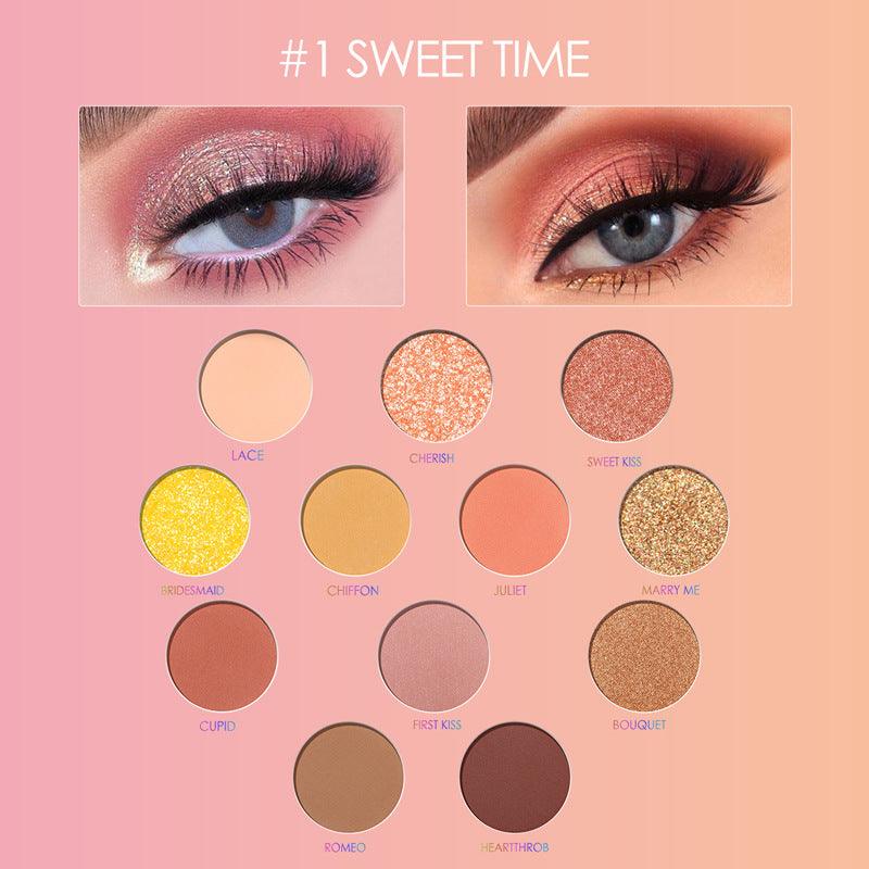 Time Eyeshadow Palette 12 Color Eyeshadow - Nioor