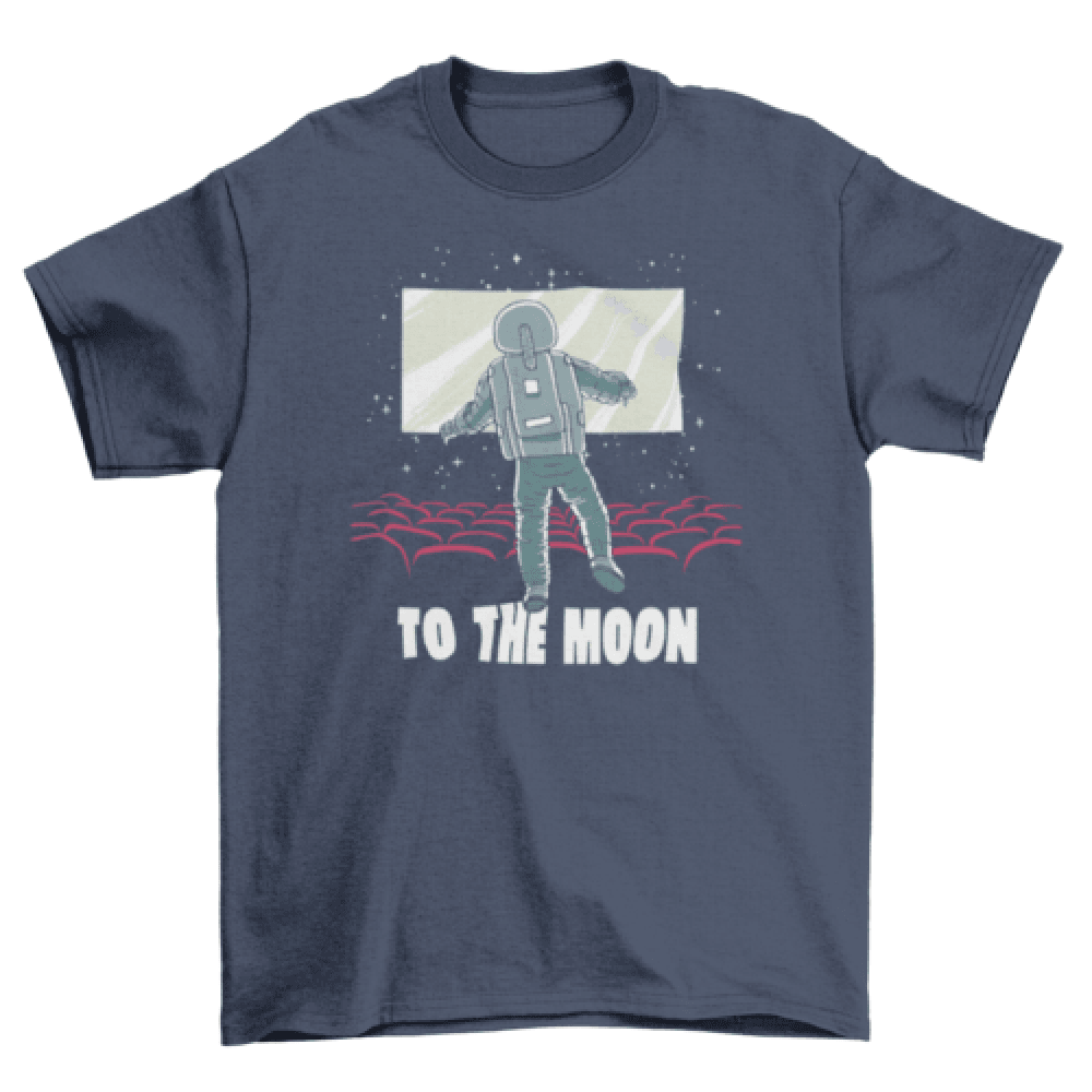 To The Moon Short-sleeved T-shirt For Men And Women - Nioor