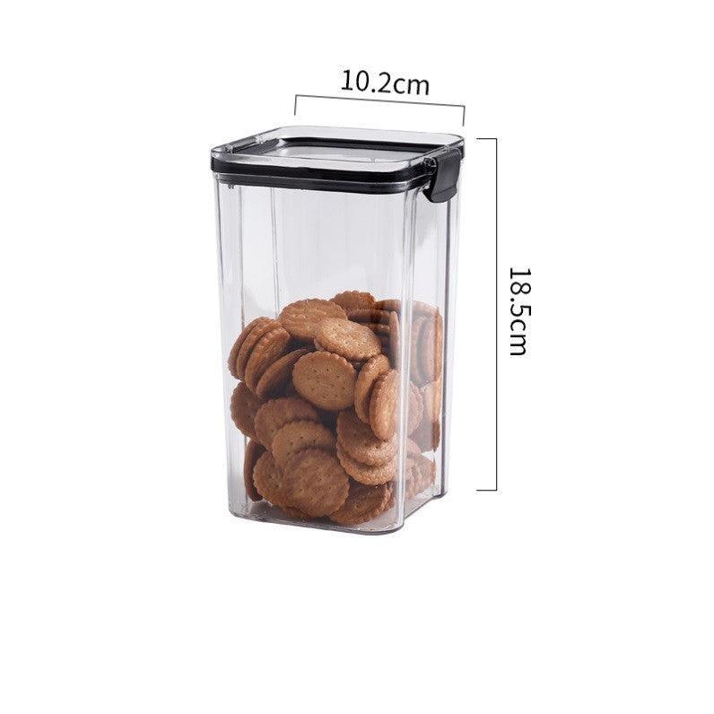 Transparent grain box with lid - Nioor