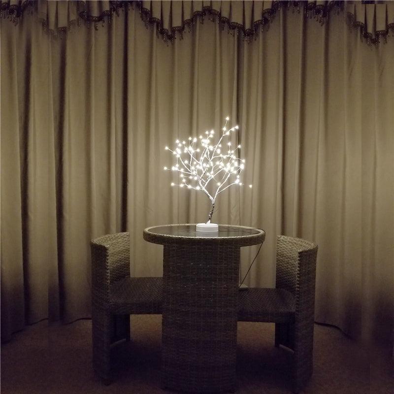 Tree Light Touch Switch Pearl Star Night Light - Nioor