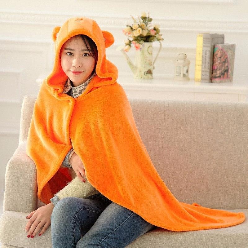 Umaru Chan Cloak Anime Umaru Chan Doma Umaru Cosplay Costume Flannels Cloaks Blanket Soft Hoodies - Nioor