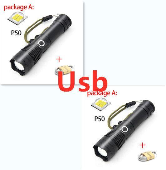 USB Charging Zoom P50 Flashlight - Nioor