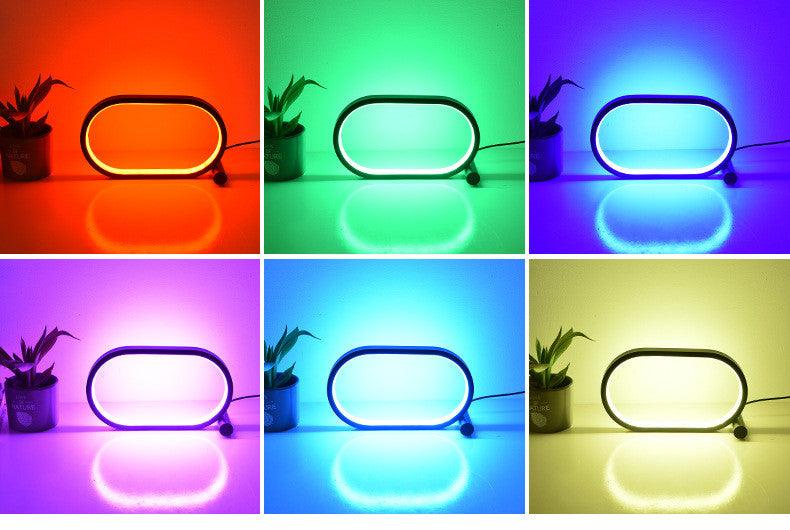 Usb Plug-In Lamp Oval Acrylic Lamp Touch Control Dimmable Modern Simple Creative Night Lamp Bedside Reading Lamp Desk Table Led - Nioor