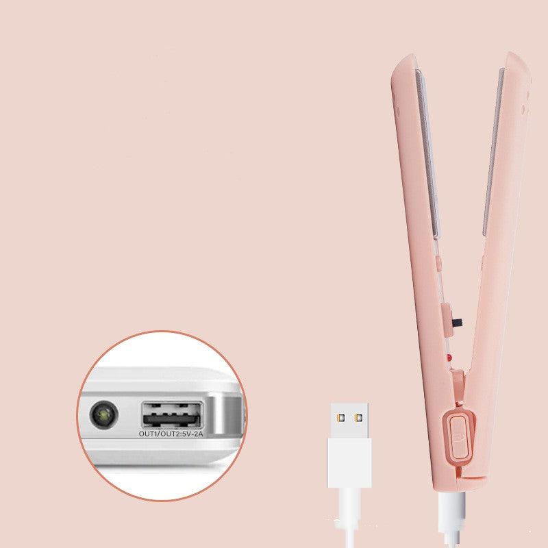 USB Portable Dormitory Available Wireless Hair Straighteners - Nioor