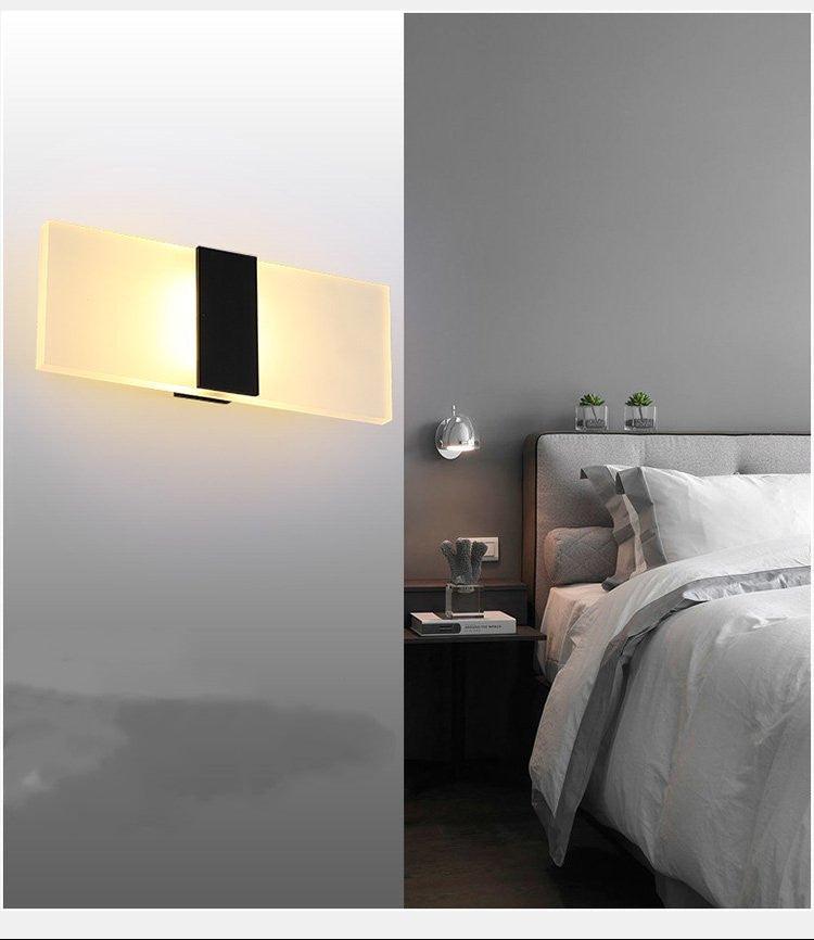 USB Rechargeable Wall Lights Home Indoor Motion Sensor Lighting Bedroom Bedside Lamp Corridor Stairway Decor Lights Wall Lamp - Nioor