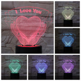 Valentines Day Gift Hands Holding Love 3D Night Light - Nioor