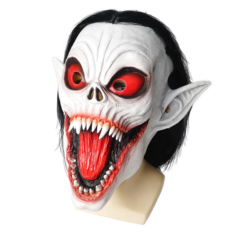 Vampire Morbias Mask Halloween Scary Play Latex Mask - Nioor