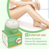 Vein Cream Red Blood Streaks Repair Earthworm Leg Bruises Bulge Relief Pain Safflower Ointment Varicose Cream - Nioor