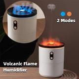 Volcanic Flame Aroma Essential Oil Diffuser USB Portable Jellyfish Air Humidifier Night Light Lamp Fragrance Humidifier - Nioor