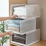 Wardrobe Storage Layered Partition Wardrobe Storage Box - Nioor