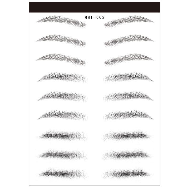 Waterproof 6D Eyebrow Tattoo Semi-Permanent Embroidery Natural Long Lasting Fake Eyebrow - Nioor