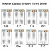 Waterproof 6D Eyebrow Tattoo Semi-Permanent Embroidery Natural Long Lasting Fake Eyebrow - Nioor