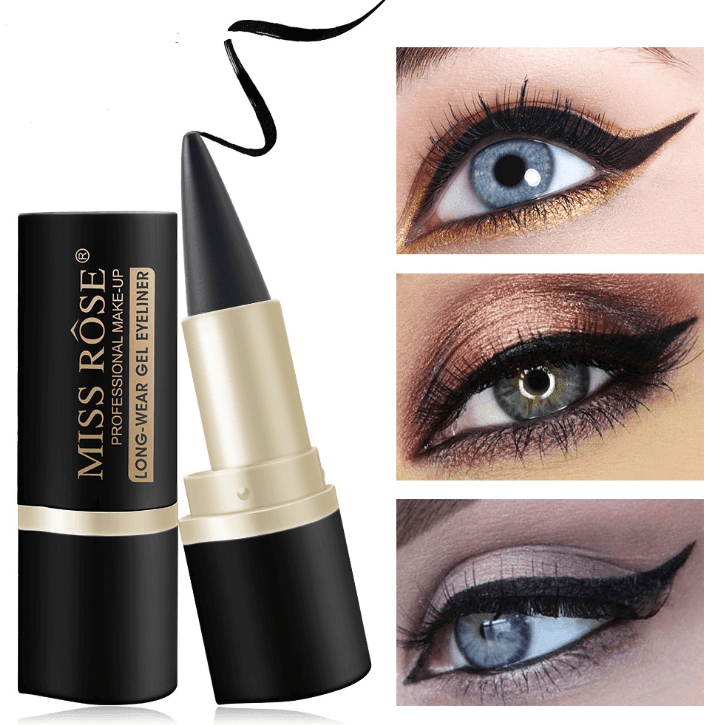 Waterproof Black Eyeliner Liquid Eye Liner Pen Pencil Gel Beauty Makeup Cosmetic Eyelashes Waterproof Eye Liner Makeup Tool - Nioor