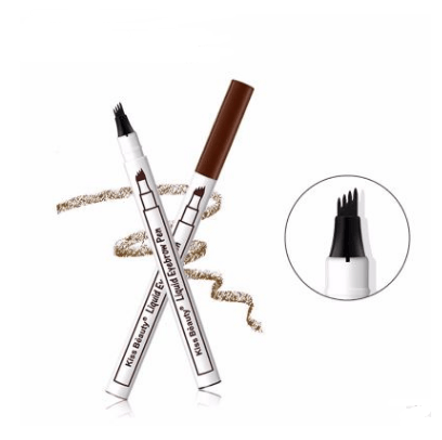 Waterproof Natural Eyebrow Pen Four-claw Eye Brow Tint Fork Tip Eyebrow Tattoo Pencil - Nioor