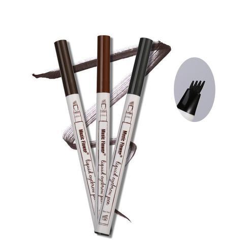 Waterproof Natural Eyebrow Pen Four-claw Eye Brow Tint Fork Tip Eyebrow Tattoo Pencil - Nioor