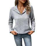 Wear Long Sleeve Solid Color Cross-border Stand Collar Sweater - Nioor