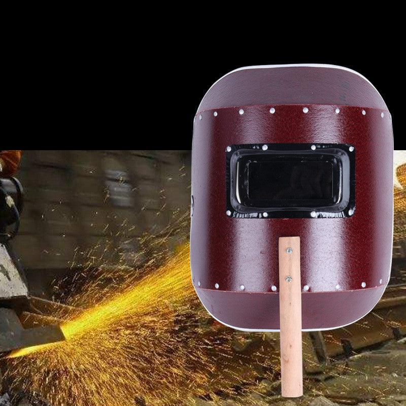 Welder Mask Mask Handheld Welding Cap Cardboard Glasses Lens Hat Lightweight ArgonWelding - Nioor