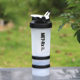 Wholesale Custom Eco-Friendly 17oz BPA Free Plastic 3 Layers Fitness Protein Shaker - Nioor