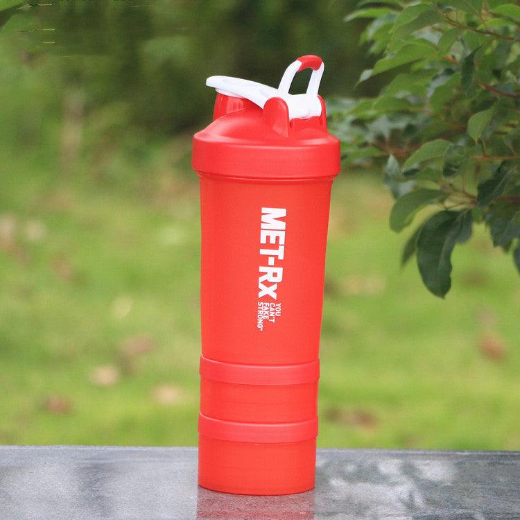 Wholesale Custom Eco-Friendly 17oz BPA Free Plastic 3 Layers Fitness Protein Shaker - Nioor