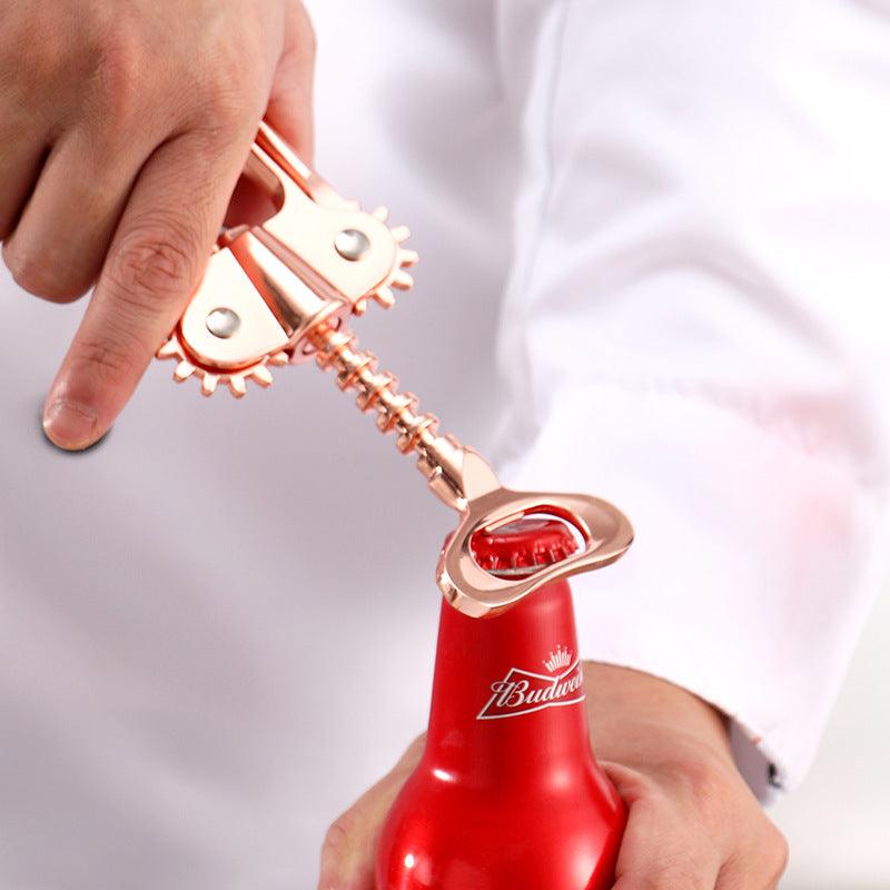 Wine Bottle Opener Beer Opener Creative Simple Bottle Opener Multifunctional - Nioor