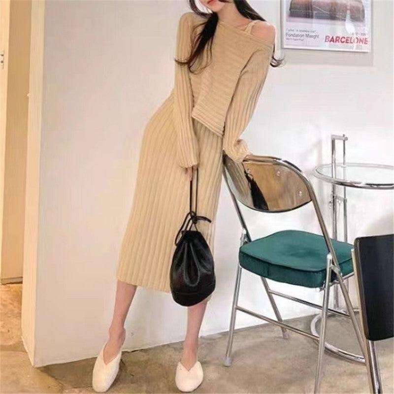 Winter New Slimming Graceful And Fashionable Autumn Clothes Two-piece Set - Nioor